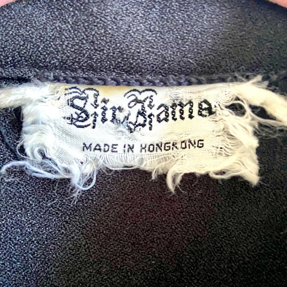 1970βs Black Western Snap Dress!! Size M - Picture 5 of 9